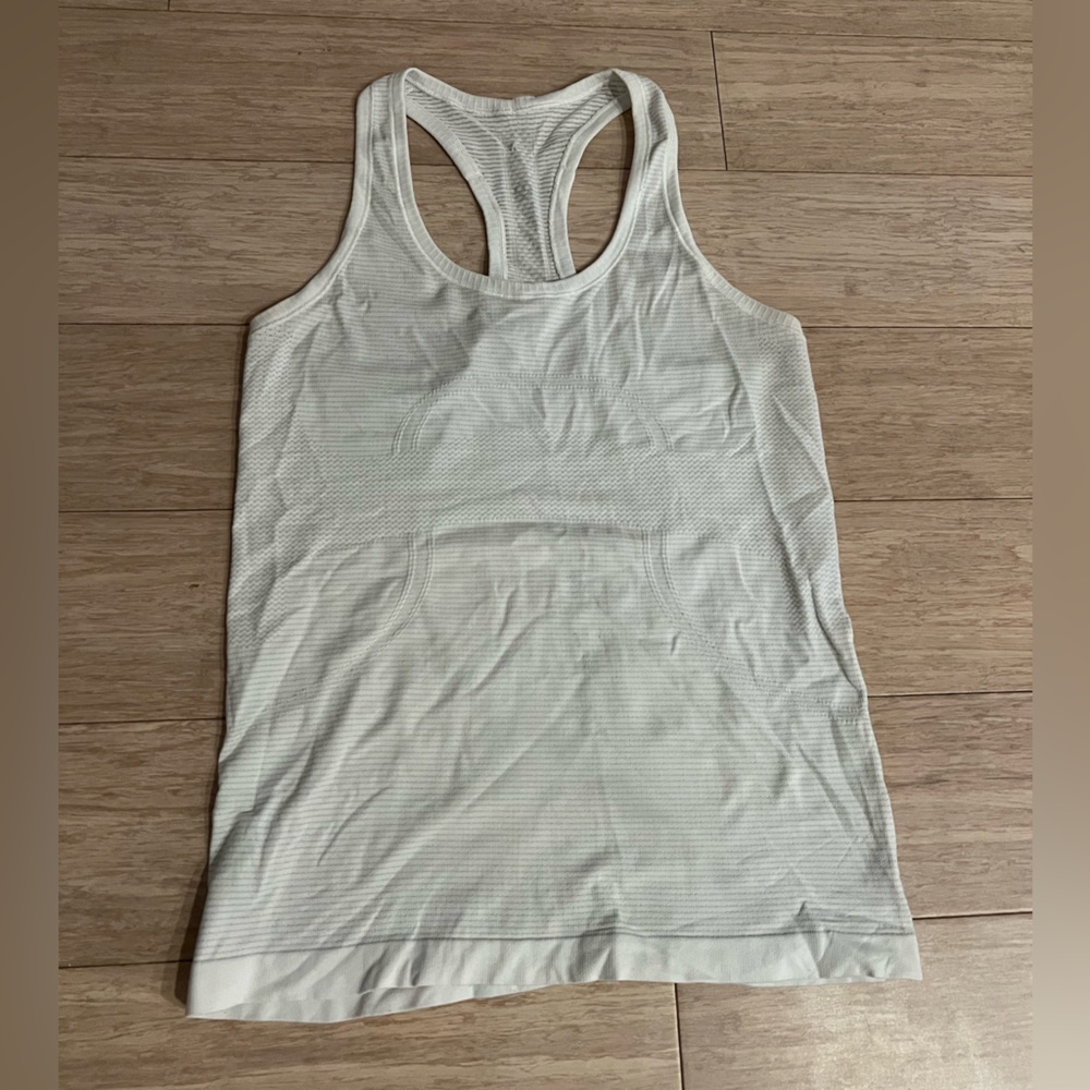 Lululemon Athletica White Swiftly Tech Tank Top